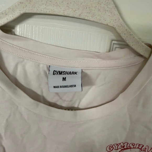 Gymshark Light Pink Logo Crop Top - Picture 4 of 4